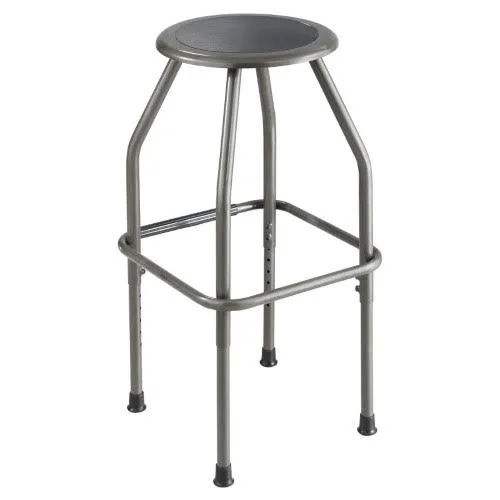 Safco Diesel Adjustable Height Stool, Size: 17.5, Grey