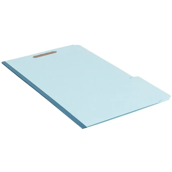 Pendaflex Pressboard Folders 2 Fasteners 1x22 Expansion 1/3 Tab Legal Blue 25/Box