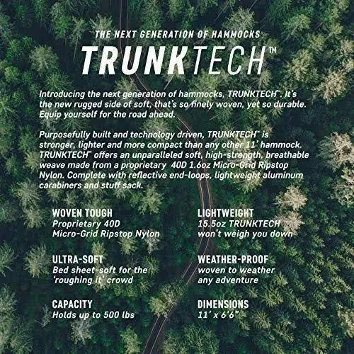 Grand Trunk TRUNKTECH Single Hammock - Aqua/Violet