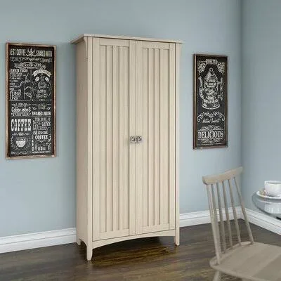 Three Posts Maron 63x22 Kitchen Pantry Finish: Antique White