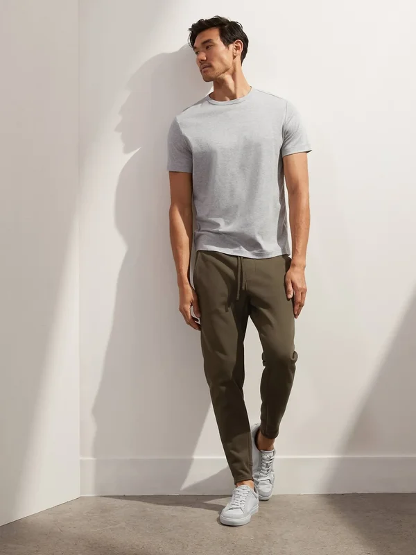Banana Republic Men's French Terry Jogger Cargo Green Tall Size XXL