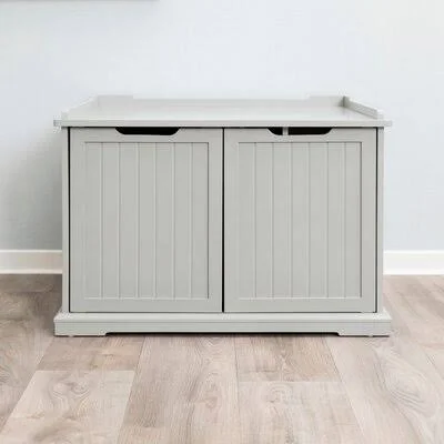 Frieda Litter Box Enclosure Archie & Oscar Color: Gray