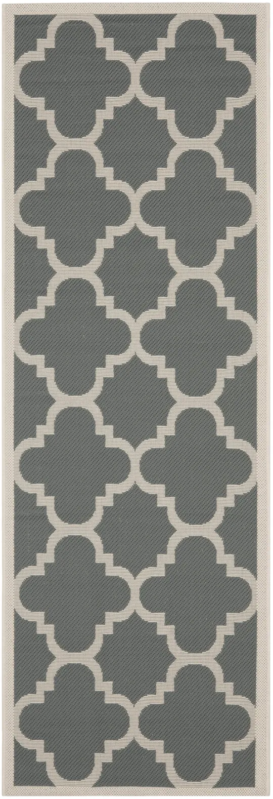 Safavieh Courtyard CY6243-246 Grey, Beige Rug 7&10x22 x 7&10x22 Square