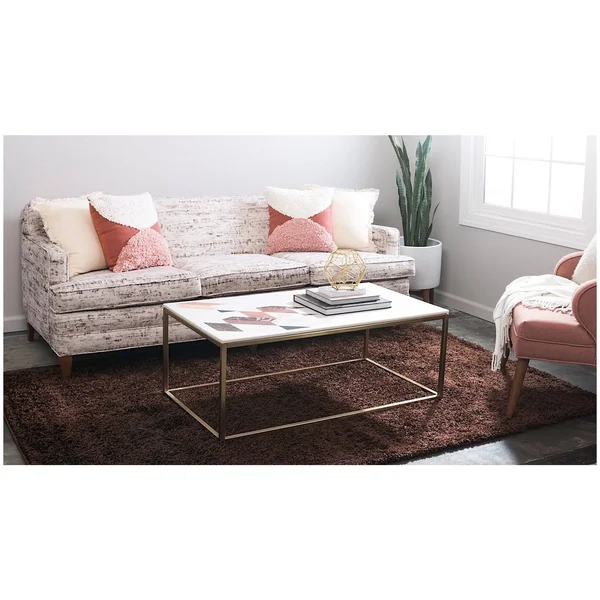 RugPal Sybil Solid/striped Area Rug Collection 8&x10& in Cocoa Color