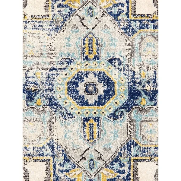 Pasargad Home PRC-5365 6x6 Chelsea Design Abstract Power Loomed Area Rug - 6 ft. x 6 ft.