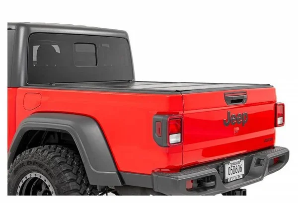 Rough Country Ram Low Profile Hard Tri-Fold Tonneau Cover - 47320650