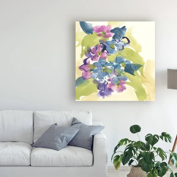Trademark Fine Art 'Cool Spring Bouquet 2' Canvas Art by Chris Paschke - Size: 24 x 24