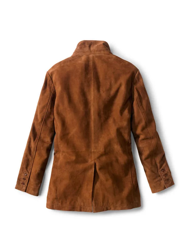 Men's Presidential Suede Blazer - Brown, Size 46, Orvis