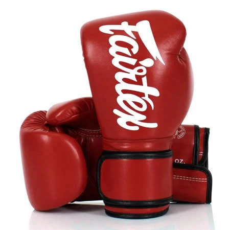 Fairtex Microfibre Boxing Gloves Muay Thai Boxing - BGV14 (Red - 12oz), Size: One size, BGV14 Red