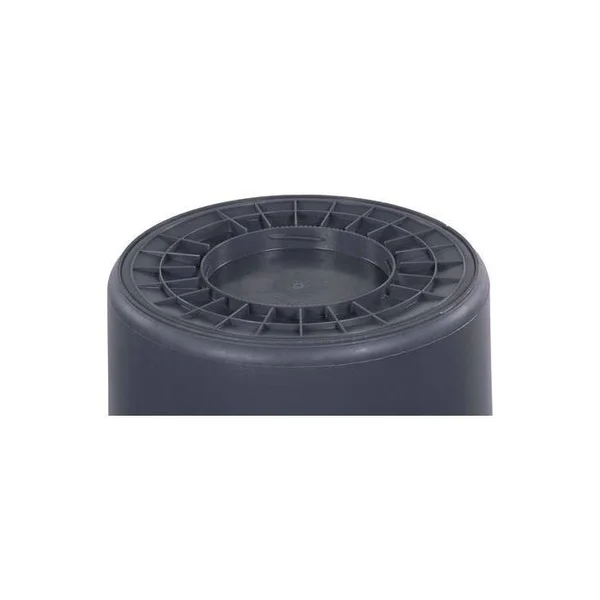 Carlisle Bronco Round Waste Container, 44 Gallon, Gray - 34104423