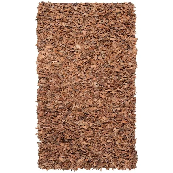 Safavieh Leather Shag LSG511D Area Rug - Red, Size: 5 x 8 ft.