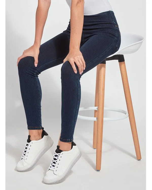 Lysse Toothpick Denim Leggings - Medium, Indigo