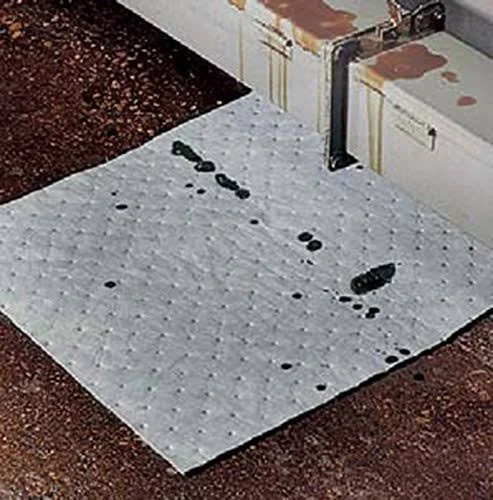 Oil-Dri L91003 Absorbent Pad, universal, gray, pk200