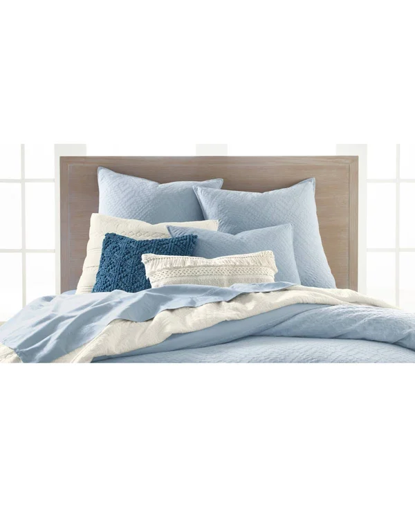 Closeout! Lucky Brand Taos 3-Pc. Matelasse King Comforter Set - Created for Macy&s - Blue