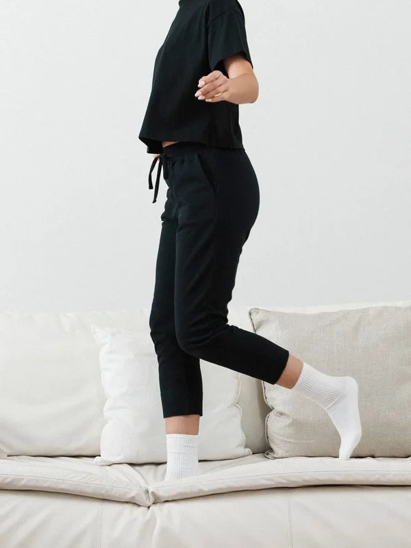 Women's Relaxed Joggers, CALPAK Onyx, Xs