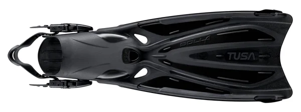 Tusa Open Heel Solla Dive Fins (Black, Small)