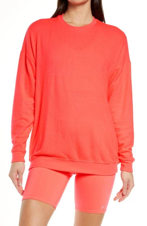 Alo Soho Pullover - Size X-Small in Pink Lava at Nordstrom