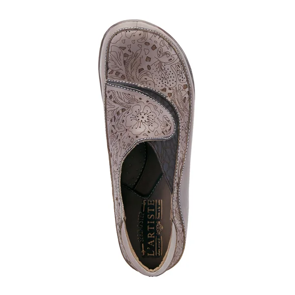 L&Artiste by Spring Step Women's BRANKLA Clog - Size: 35, Grey Multi
