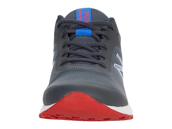 New Balance Kids 455v2 (Little Kid/Big Kid) Boys School Shoes Lead/Cobalt : 3 Little Kid M