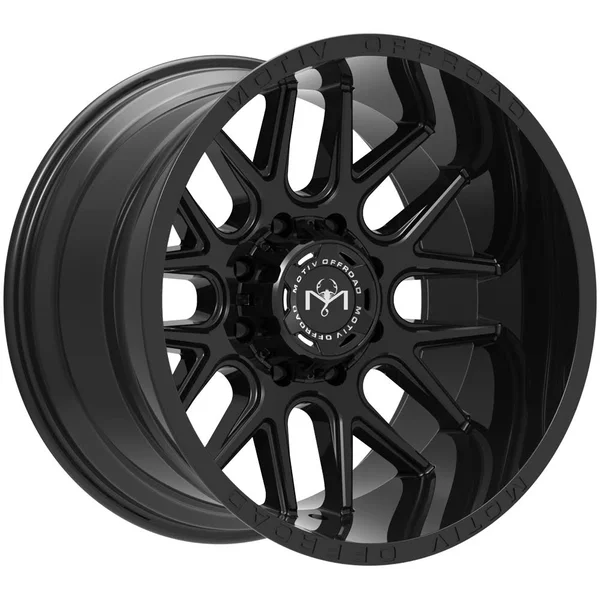 Motiv 423B Magnus 20x12 8x6.5x22 -44mm Gloss Black Wheel Rim