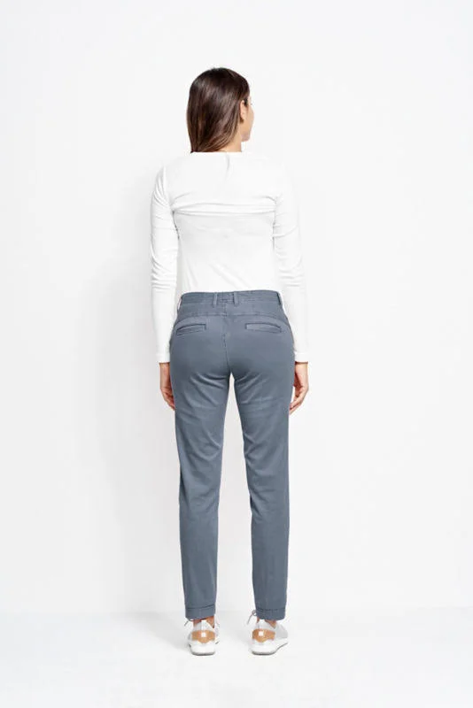 Everyday Girlfriend Ankle Chinos Pants for Women, Storm, Size 16, Orvis