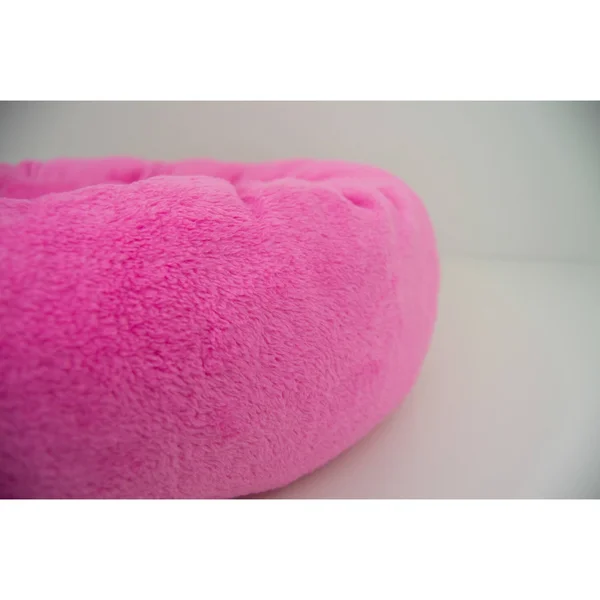 Bessie and Barnie Ultra Plush Deluxe Comfort Pet Dog & Cat Pink Snuggle Bed - Size: Small - 23 inch