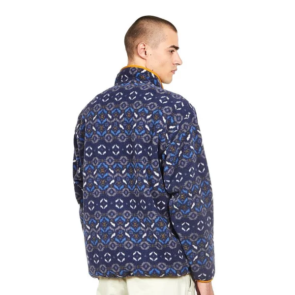 Patagonia Men's Synchilla Snap-T Fleece Pullover - Tundra Cluster/New Navy - XXL