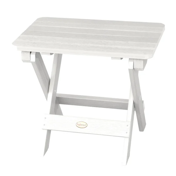 Highwood Folding Adirondack Side Table White