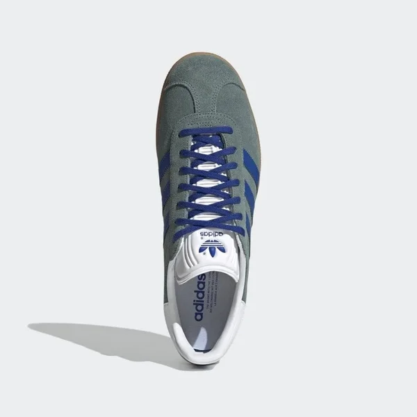 Adidas Originals Gazelle - Hazy Emerald - Royal Blue, Gum Colour: Haz