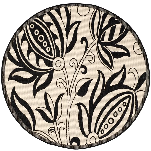 Safavieh Courtyard CY2961-3001 6&7x22 x 6&7x22 Round Natural, Brown Area Rug
