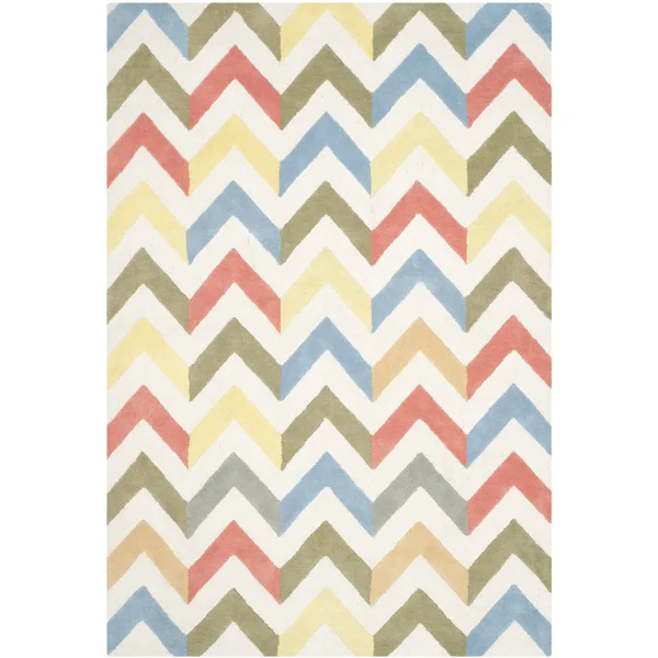 Safavieh Cambridge Ivory & Multi-Color 6& x 9& Rug