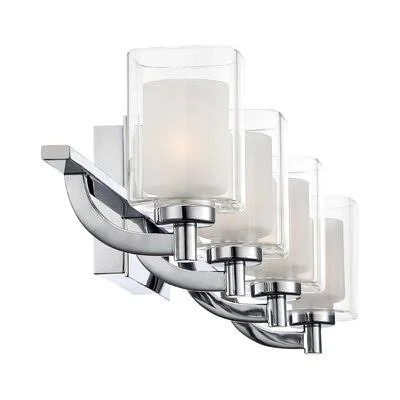 Funderburk Dimmable Vanity Light Birch Lane Finish: Polished Chrome - Number of Lights: 4
