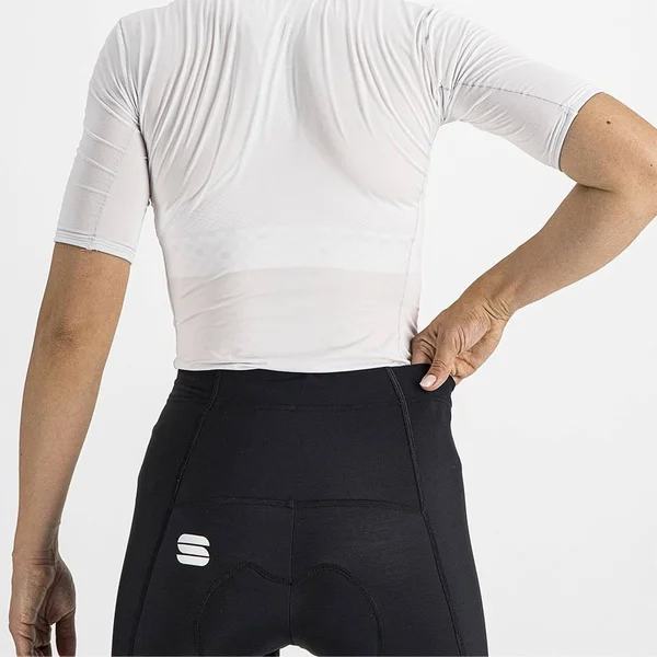 Sportful Classic W Tights Black Light Blue Women - M