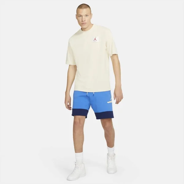 Jordan Men's Jumpman Air Fleece Basketball Shorts, XXL, Blue