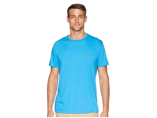 Lacoste Men's Crew-Neck Pima Cotton T-Shirt - Blue 3XL