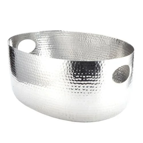American Metalcraft - ATHS14 - 16 1/4 qt Hammered Aluminum Beverage Tub