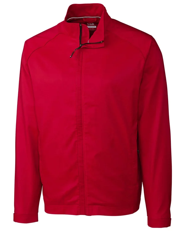 Cutter & Buck MCO00945 Men WeatherTec Blakely Full-Zip Red S