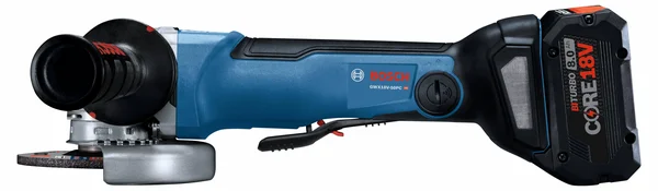 Bosch GWX18V-50PCB14 18V X-Lock Brushless Connected-Ready 4-1/2 in. – 5 in. Angle Grinder Kit with (1) CORE18V 8.0 Ah Performanc