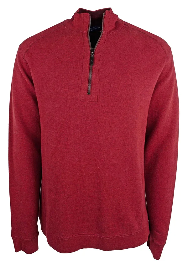 Tommy Bahama Men's Big & Tall Flip Side Reversible Quarter Zip Pullover - Size XLT