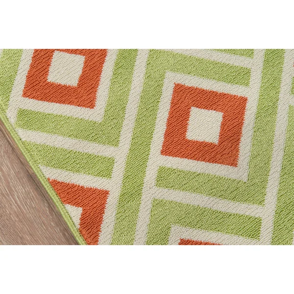 Momeni Baja Area Rug - Green, 8&6x22 x 13&