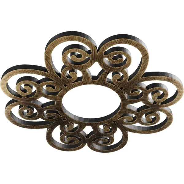 Ekena Millwork CMPP40COACO 40x22OD x 13 5/8x22ID x 1x22P Cohen Architectural Grade PVC Pierced Ceiling Medallion - Antiqued Coppe