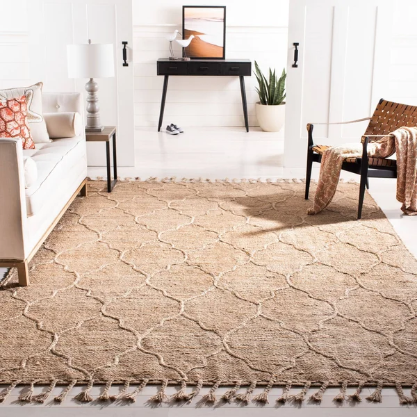 Safavieh Natural Fiber NF106B Natural 5& x 8& Rectangular Area Rug