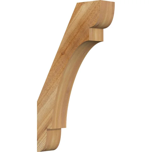 Ekena Millwork BRC04X16X28OLY00RWR 4x22W x 16x22D x 28x22H Olympic Rough Sawn Brace - Western Red Cedar