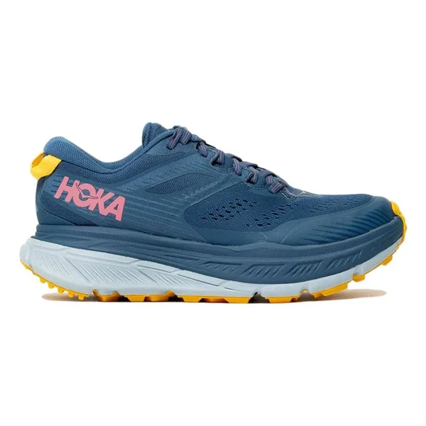 Hoka One One Women's Stinson ATR 6 Shoe - 5.5 - Moroccan Blue - Saffron
