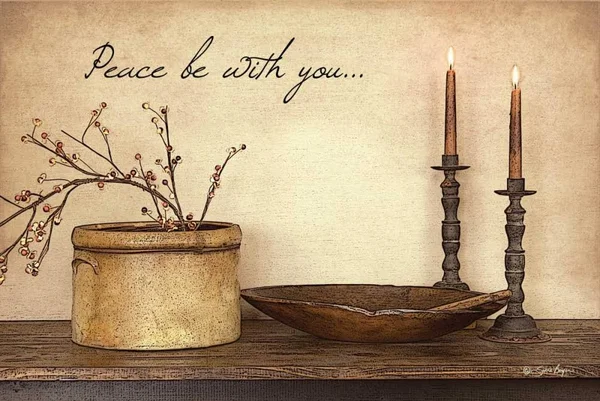 Posterazzi Peace Be with You Poster Print by Susie Boyer (36 x 24)