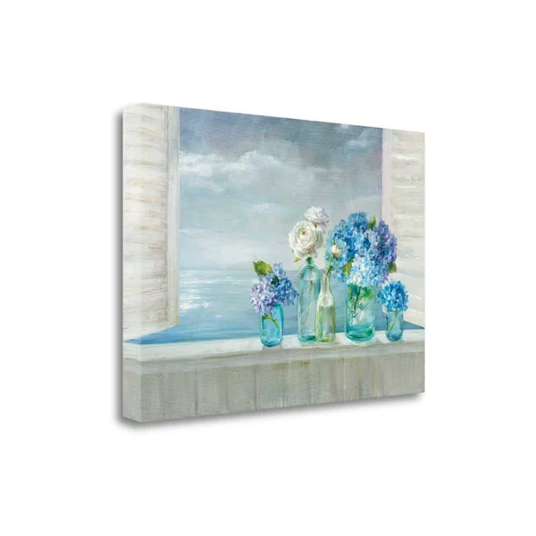 A Beautiful Day at The Beach by Danhui Nai Wrapped Canvas Wall Art
