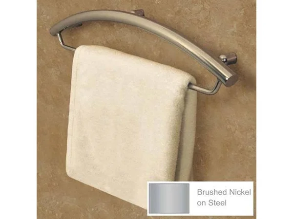 Invisia Towel Bar-Support Rail - 24-in.- Nickel 19130