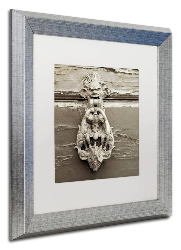 Trademark Art La Porta Soprammobile II' Matted Framed Art