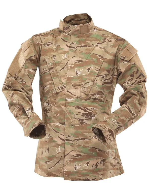 Tru-Spec 1262 Tactical Response Uniform Shirt, All Terrain Tiger Stripe Camo, Xs