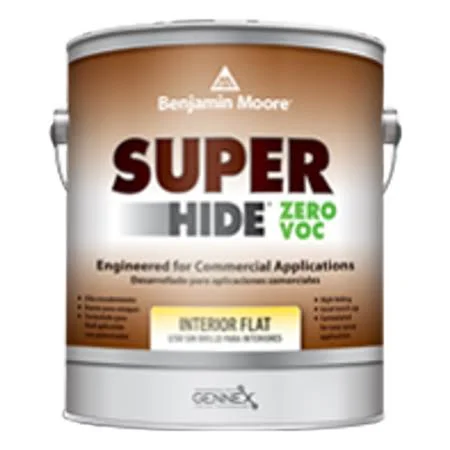 Benjamin Moore Super Hide Zero VOC Interior Flat (355) 5 Gallon - Ceiling White